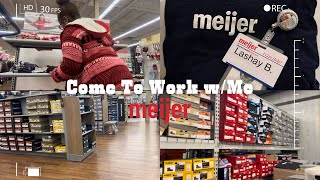 Working At Meijer❤️💙  Holiday Edition The store was a mess🙄……Lashay Ayana [upl. by Kubiak]