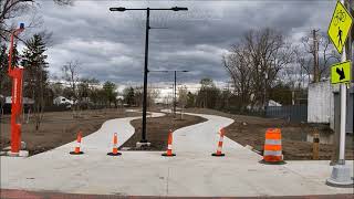 Detroits Joe Louis Greenway Construction Warren To Joy Rd Late April 2023 Update ParkingPlazas [upl. by Ainoyek689]