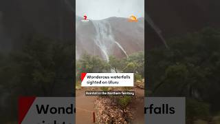 Wonderous waterfalls sighted on Uluru [upl. by Shreve]