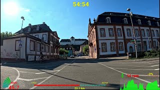 85 minute Indoor Cycling Workout Germany Telemetry 4K Video [upl. by Martin732]