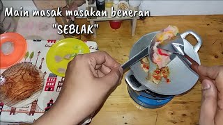 Miniature Cooking quotSEBLAK Indonesian Foodquot  masak masakan beneran quotSEBLAKquot [upl. by Criswell]