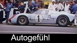 24 hours of Le Mans 1966 heritage footage with Ford GT rediscovered [upl. by Johnstone]