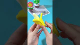 Easy Origami  20 Teaches You How to Make a Banana  Origami  DIY  Tutorial [upl. by Jt]