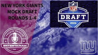 New York Giants MOCK DRAFT 10 Rounds 14 [upl. by Anreval279]