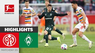 3 Wins In A Row  FSV Mainz 05  SV Werder Bremen 01  Highlights  Matchday 20 – Bundesliga 2324 [upl. by Ettegroeg]