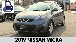 2019 Nissan Micra SV In Depth Walk Around and Review [upl. by Chaffee]