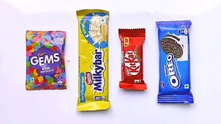 10 Chocolate Unboxing  KitKat vs Cadbury vs Kinder joy vs 5 Star vs Gems chocolate [upl. by Nylireg]