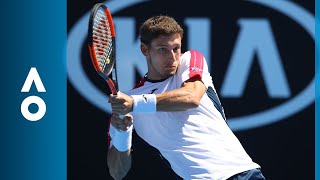 Pablo Carreno Busta v Gilles Simon match highlights 2R  Australian Open 2018 [upl. by Rramaj925]