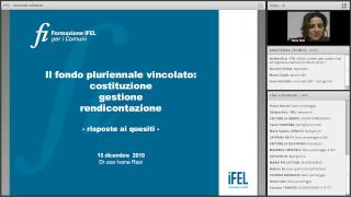 15122016  Il FPV costituzione gestione e rendicontazione  II Edizione [upl. by Pinto]