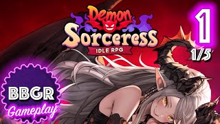 Demon Sorceress Idle RPG  Review 15 Game Play Walkthrough No Commentary 1 [upl. by Aelam]