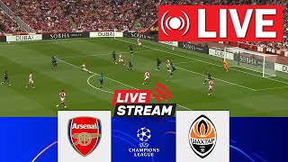 🔴LIVE Arsenal vs Shakhtar Donetsk  UEFA Champions League 202425  Match Live Today [upl. by Arremat]