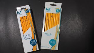 School Supply Season 2024 Dollar Tree Jot Pencils China vs Thailand Review [upl. by Volney]