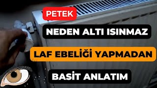 Kalorifer PETEKLERİN ALTI NEDEN SOĞUK OLUR  Petek altı neden ısınmaz Çözümü 2023 [upl. by Selij]