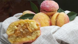 НЕВЕРОЯТНО ПРОСТОЕ ПИРОЖНОЕ quotПЕРСИКИquot родом из детства 🍑🍑🍑 Peach cake recipe [upl. by Gavette]