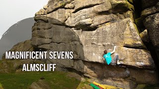 Yorkshire Gritstones Magnificent Sevens  Almscliff [upl. by Nautna689]