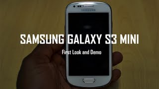 Samsung Galaxy S3 Mini First Look [upl. by Osner]