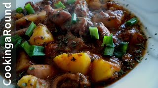 Octopus Stew Portuguese Style Recipe [upl. by Fran]