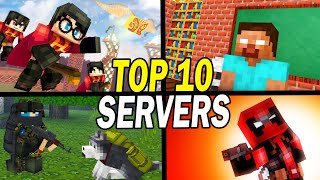 Top 10 Best Minecraft Servers To Play Now [upl. by Estas678]