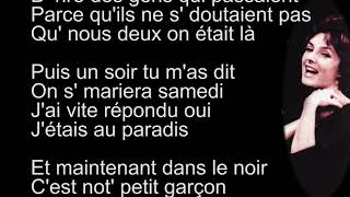 Sur lperron avec paroles [upl. by Ailes]