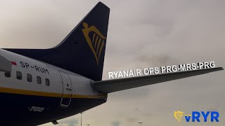 RYANAIR TWO SECTOR FROM PRAGUE TO MARSEILLE [upl. by Cofsky]