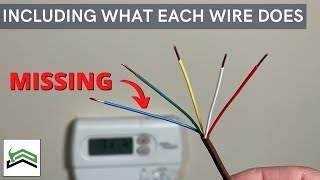 How To Fix A Missing C Wire  Nest Thermostat Troubleshooting [upl. by Anaitat217]