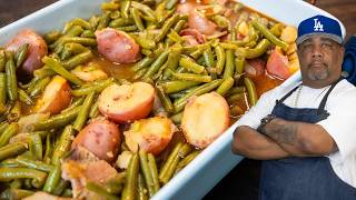 Down Home Southern Green Beans and Potatoes [upl. by Dannie]