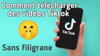 Comment télécharger des vidéos Tiktok avec les téléchargements bloqué [upl. by Ailisec]