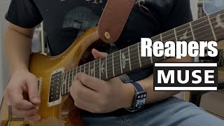 Muse  Reapers  Guitar Cover isolated guitar  PRS Custom 24 Fractal FM3 [upl. by Elram]