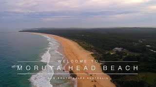 Moruya Head Beach from Above A Breathtaking Aerial view of Australias Coastal Gem 🏖️🚁🇦🇺 [upl. by Adnarb]