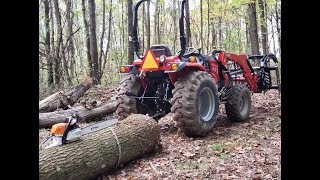 259 Gathering Firewood Felling and Logging in our Forest Plus the Equipment we use [upl. by Hoffman]