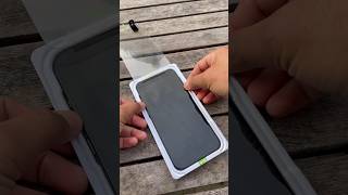 Installation l Belkin UltraGlass 2 Screen Protector iphone15 iphone15promax screenprotector [upl. by Eniad]