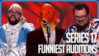 LAUGH OUT LOUD with our FUNNIEST Auditions of Series 17  Britains Got Talent [upl. by Apostles]