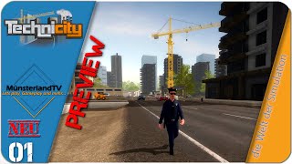 TECHNICITY 👷💶 01 👩‍👩‍👦‍👦 PreRelease  city builder  Wirtschaftssimulation  Gameplay  deutsch [upl. by Andromada]