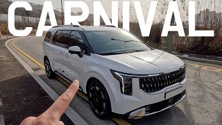 Test driving 2025 Kia CarnivalSedona  the bestlooking Minivan thus far [upl. by Idnic]