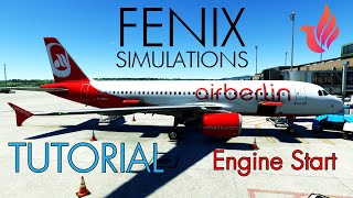 Fenix A320 Tutorial Komplettflug von Zürich nach Leipzig  Teil 2 Triebwerksstart und Taxi [upl. by Orlena275]