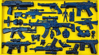 Cleans Sniper Rifle pistolas gun nerf guns war Ak 47 cowboy gun m16 rifle water gun m4 guns [upl. by Atiuqehs]