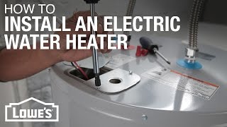 Electric Water Heater Installation [upl. by Anneyehc]