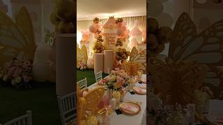 Princess Castle theme party set up  Butterfly Theme party set up  Gp Arts amp ideas kidsparty [upl. by Illyes467]