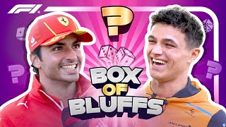 Look At Me I’m The Captain Now  Box Of BLUFFS  Featuring Carlos Sainz amp Lando Norris [upl. by Roselyn]