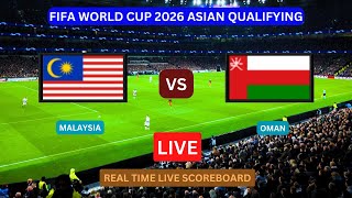 Malaysia Vs Oman LIVE Score UPDATE Today World Cup 2026 Qualifying Soccer Football Match Mar 26 2024 [upl. by Namlak]