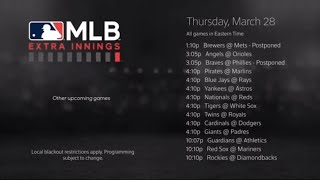 XFIN CHS 30013030 MLB Extra Innings Games Loop [upl. by Gschu680]