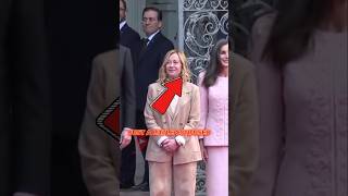 Italian premier Giorgia Meloni met on Wednesday with Spains royal KingFelipe and Queen Letizia [upl. by Fante]