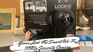 Geeni Look HD Smart WiFi 1080p Home Security Camera Unboxing Comparing Geeni with Merkury Cameras [upl. by Aitsirk]