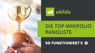 Die TopwikifolioRangliste im Detail [upl. by Eraste]