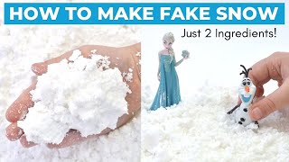 How to Make Fake Snow in 5 Minutes  Just 2 EASY Ingredients [upl. by Akemrej479]