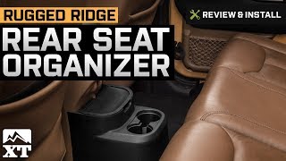 Jeep Wrangler Rugged Ridge Rear Seat Organizer 20112017 JK 4Door Review amp Install [upl. by Tonnie]