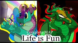 Life is Fun\\Blue and Sundew Complete Wings of Fire MAP [upl. by Alacim14]