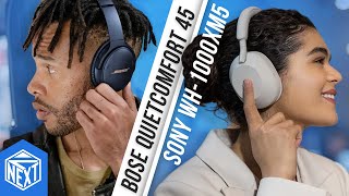 Which is the Best NoiseCanceling Headphone Bose QuietComfort 45 vs Sony WH 1000XM5 [upl. by Edmon]