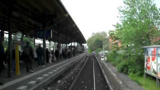 Führerstandsmitfahrt SBahn Berlin Treptower Park  Tempelhof [upl. by Nesnej]