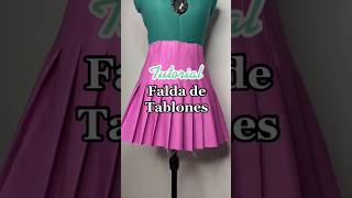 Tutorial falda de tablones diydecostura coser costuracreativa costura moda tutorial sewing [upl. by Yecam29]